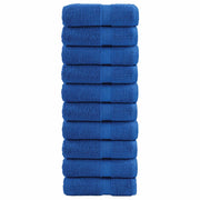 Premium ručnici za pranje SOLUND 10 kom plavi 30x30 cm 600 g/m²