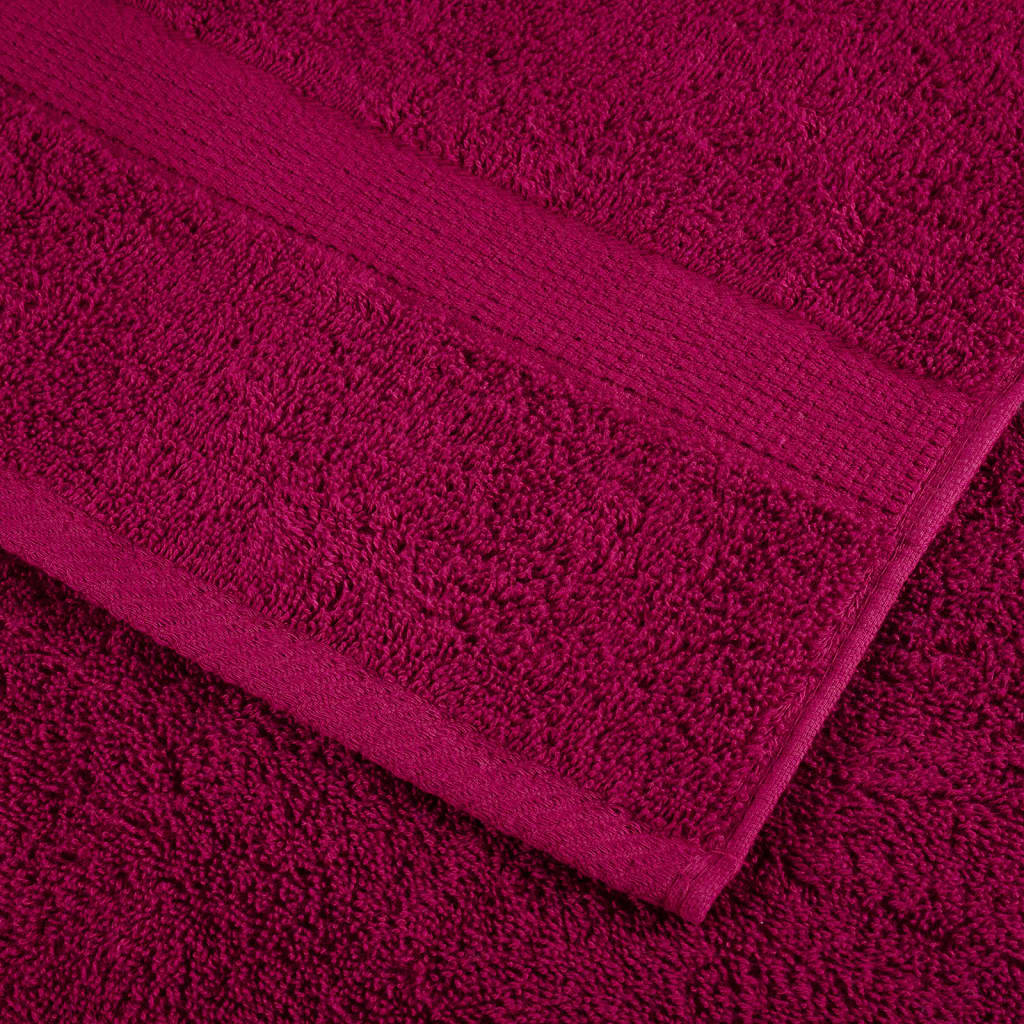 Ručnici SOLUND 2 kom bordo 100 x 200 cm 600 gsm