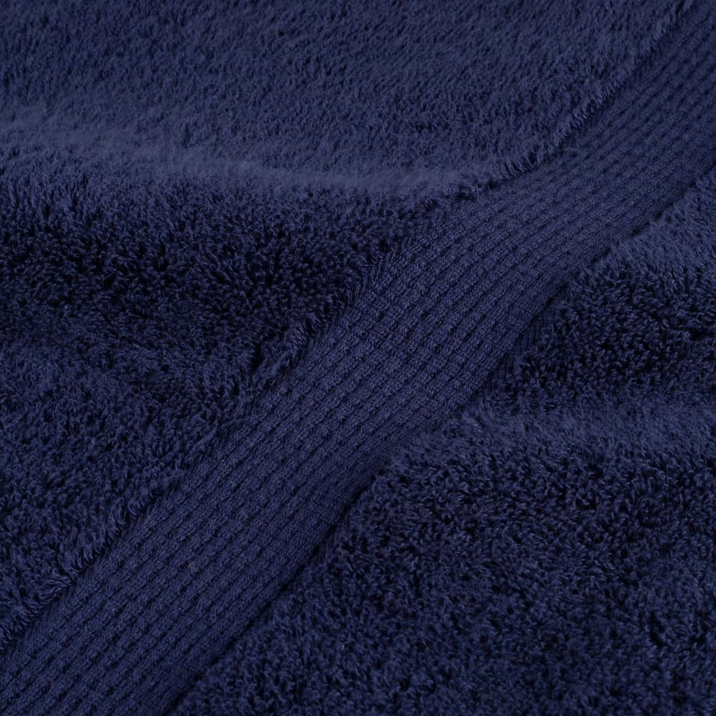 Premium ručnici za goste SOLUND 2 kom. tamnoplave boje 30x50 cm 600 g/m²