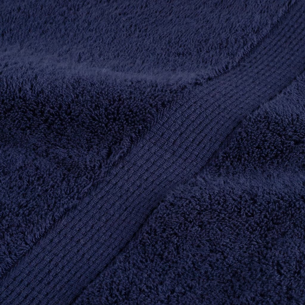 Ručnici za ruke SOLUND 10 kom modri 50 x 100 cm 600 gsm