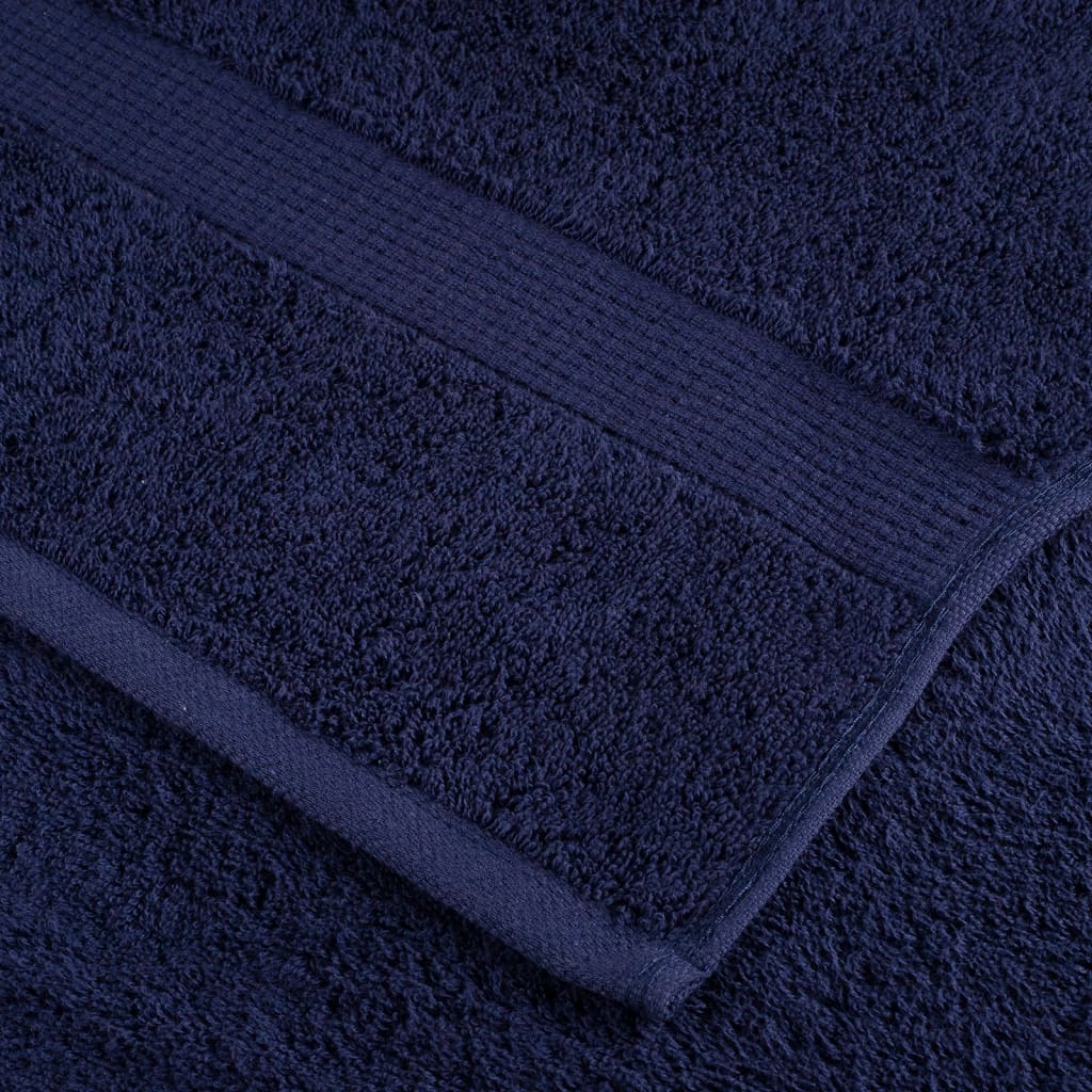 Ručnici za kupanje SOLUND 4 kom modri 100 x 150 cm 600 gsm
