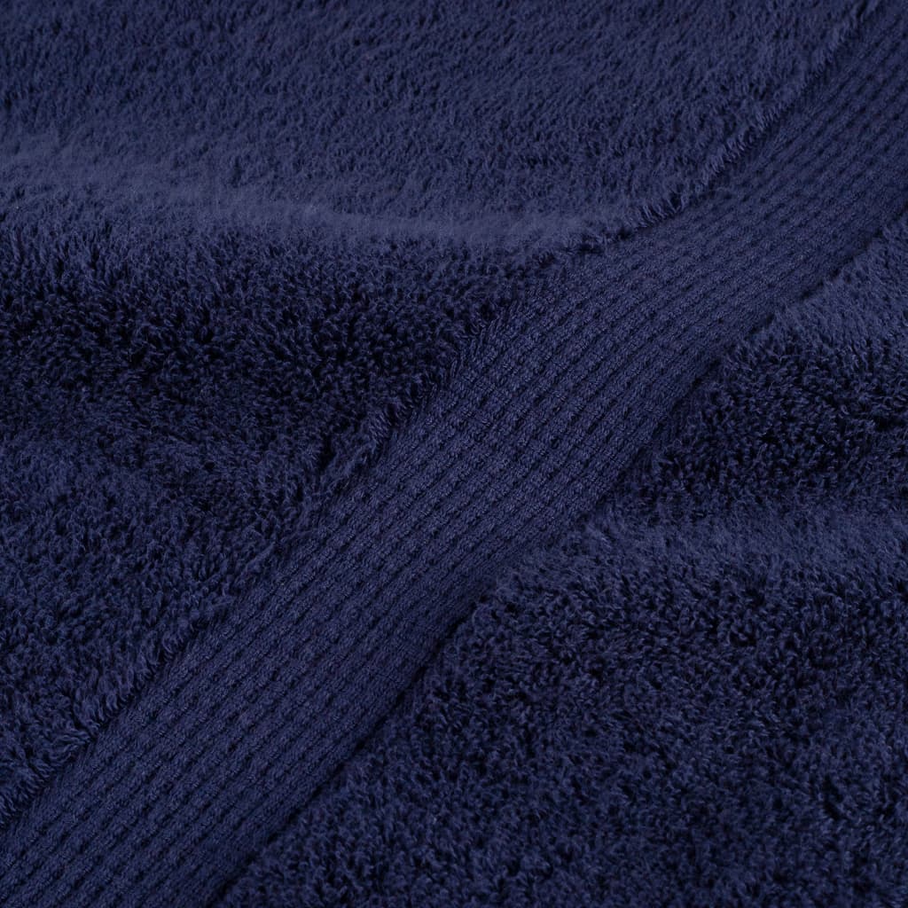 Ručnici za kupanje SOLUND 4 kom modri 100 x 150 cm 600 gsm