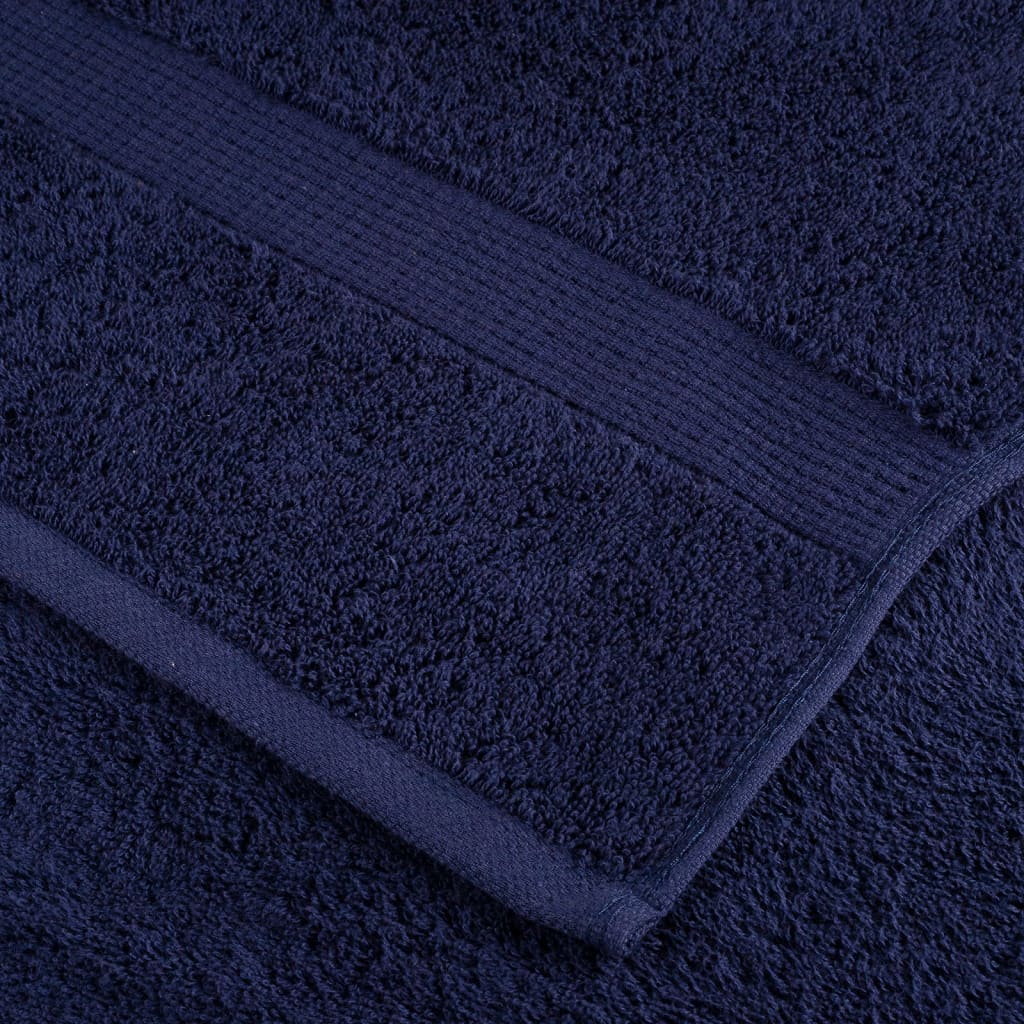 Ručnici za saunu SOLUND 4 kom modri 80 x 200 cm 600 gsm