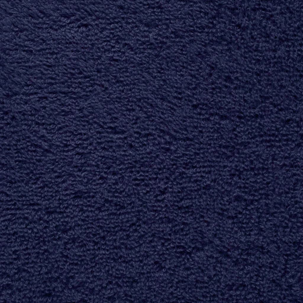 Ručnici za saunu SOLUND 10 kom modri 80 x 200 cm 600 gsm