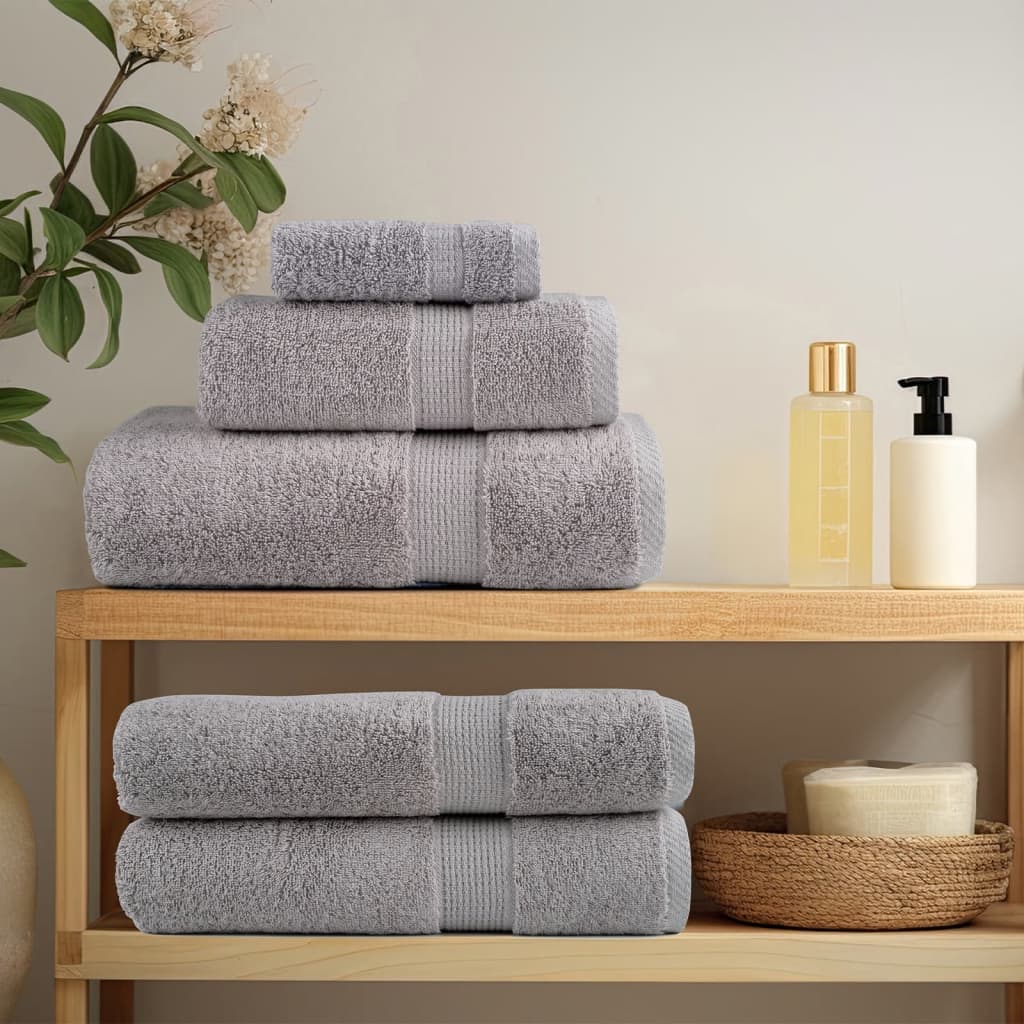 Premium ručnici za pranje SOLUND 2 kom. sive 30x30 cm 600 g/m²