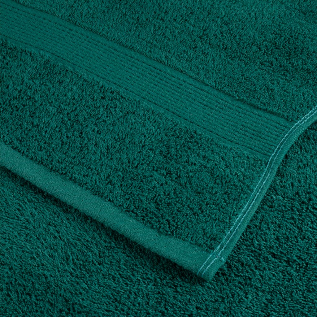 Ručnici SOLUND 4 kom zeleni 100 x 200 cm 600 gsm