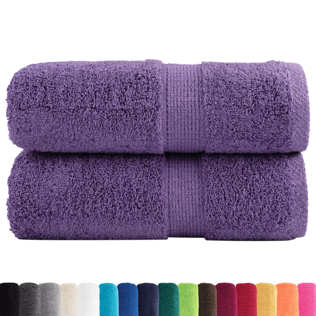 Premium ručnici za pranje SOLUND 2 kom. ljubičaste 30x30 cm 600 g/m²