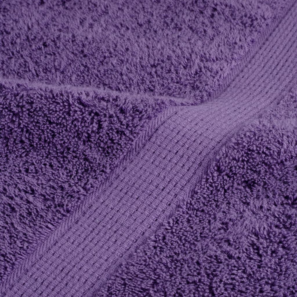 Ručnici za ruke SOLUND 10 kom ljubičasti 50x100 cm 600 gsm
