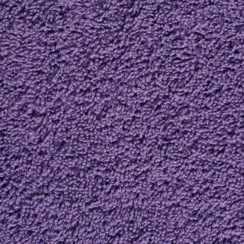 Ručnici za saunu SOLUND 4 kom ljubičasti 80x200 cm 600 gsm
