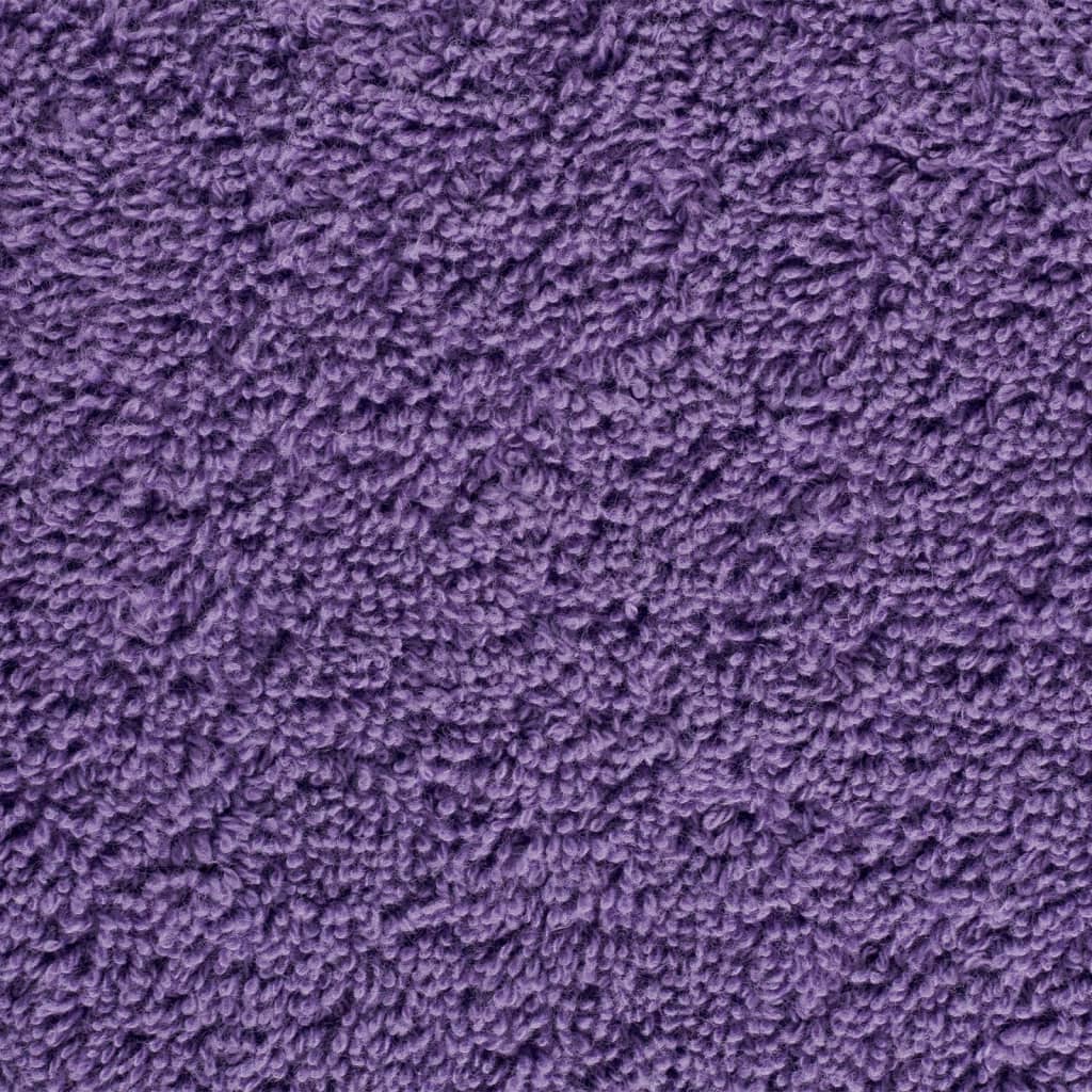 Ručnici za saunu SOLUND 10 kom ljubičasti 80x200 cm 600 gsm