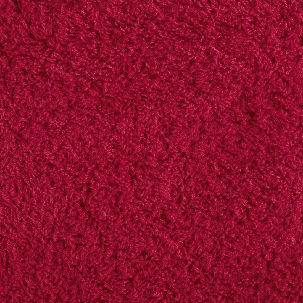 Ručnici za saunu SOLUND 10 kom crveni 80 x 200 cm 600 gsm