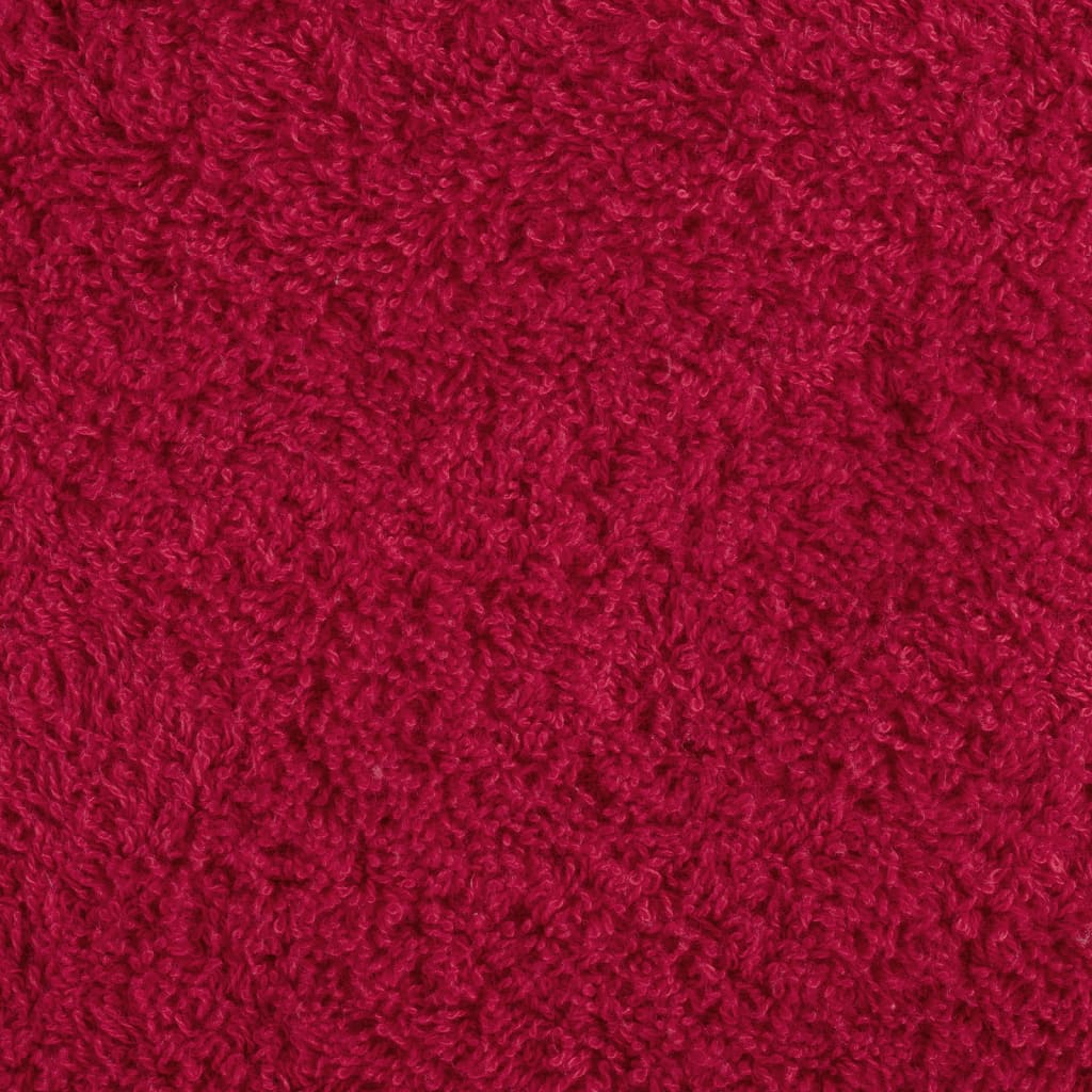 Ručnici SOLUND 4 kom crveni 100 x 200 cm 600 gsm