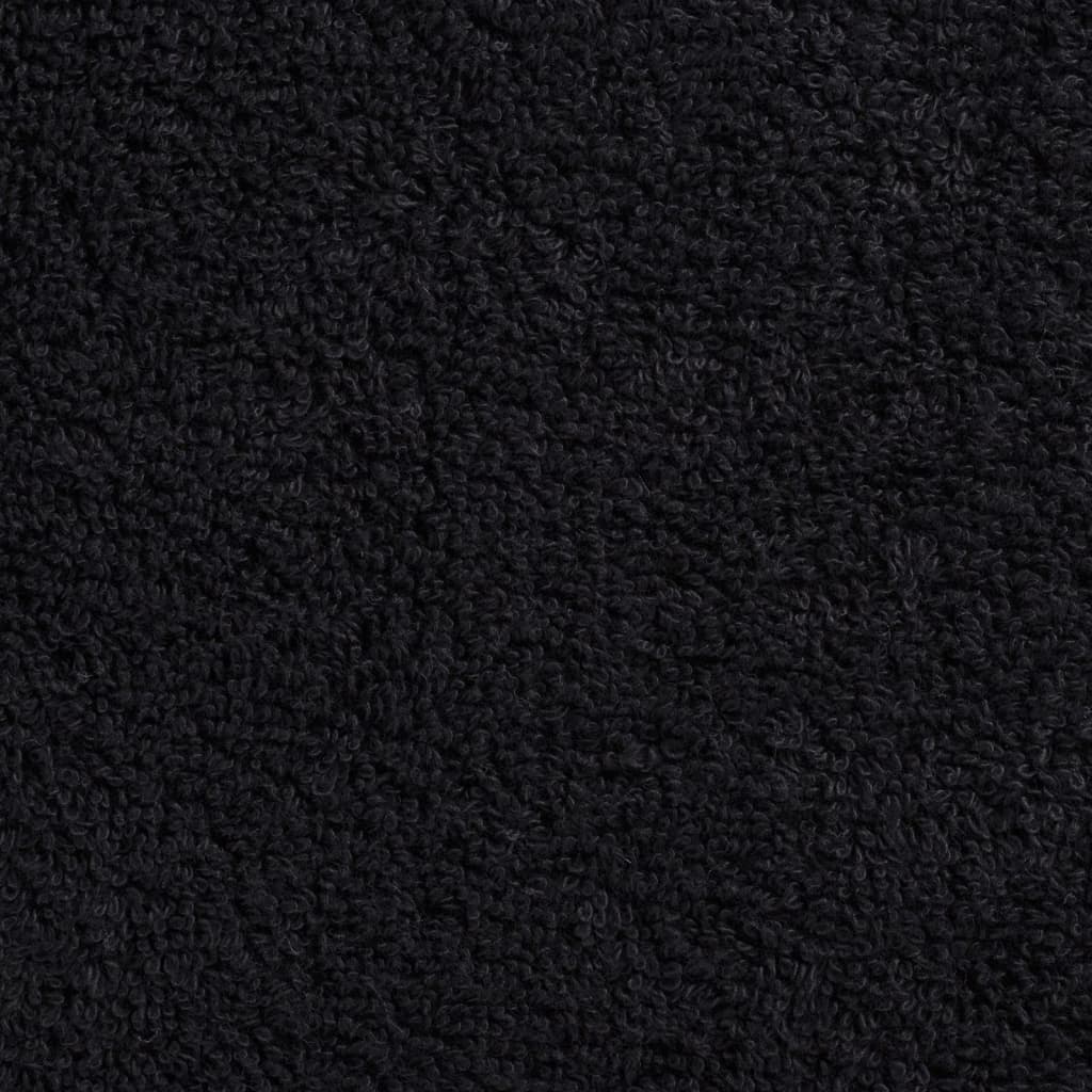 Premium ručnici za pranje SOLUND 2 kom. crni 30x30 cm 600 g/m²