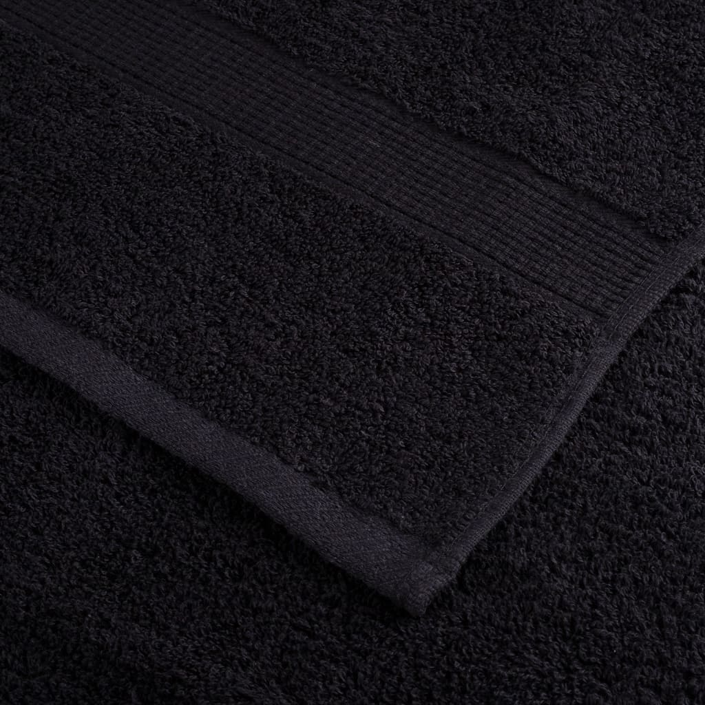 Ručnici za kupanje SOLUND 10 kom tirkizni 100x150 cm 600 gsm