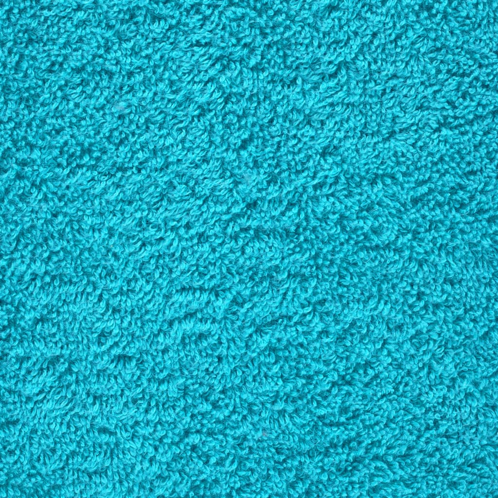 Ručnici za kupanje SOLUND 10 kom tirkizni 100x150 cm 600 gsm
