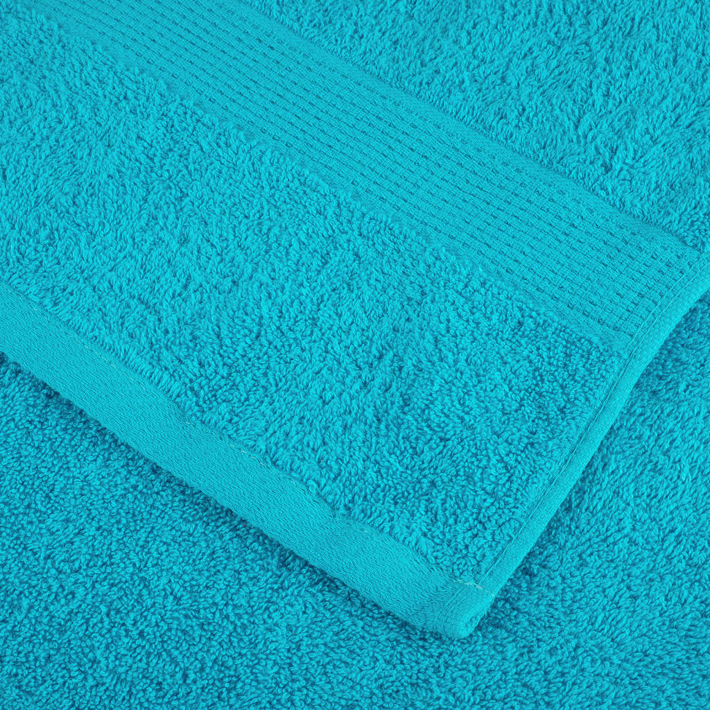 Ručnici SOLUND 4 kom tirkizni 100 x 200 cm 600 gsm