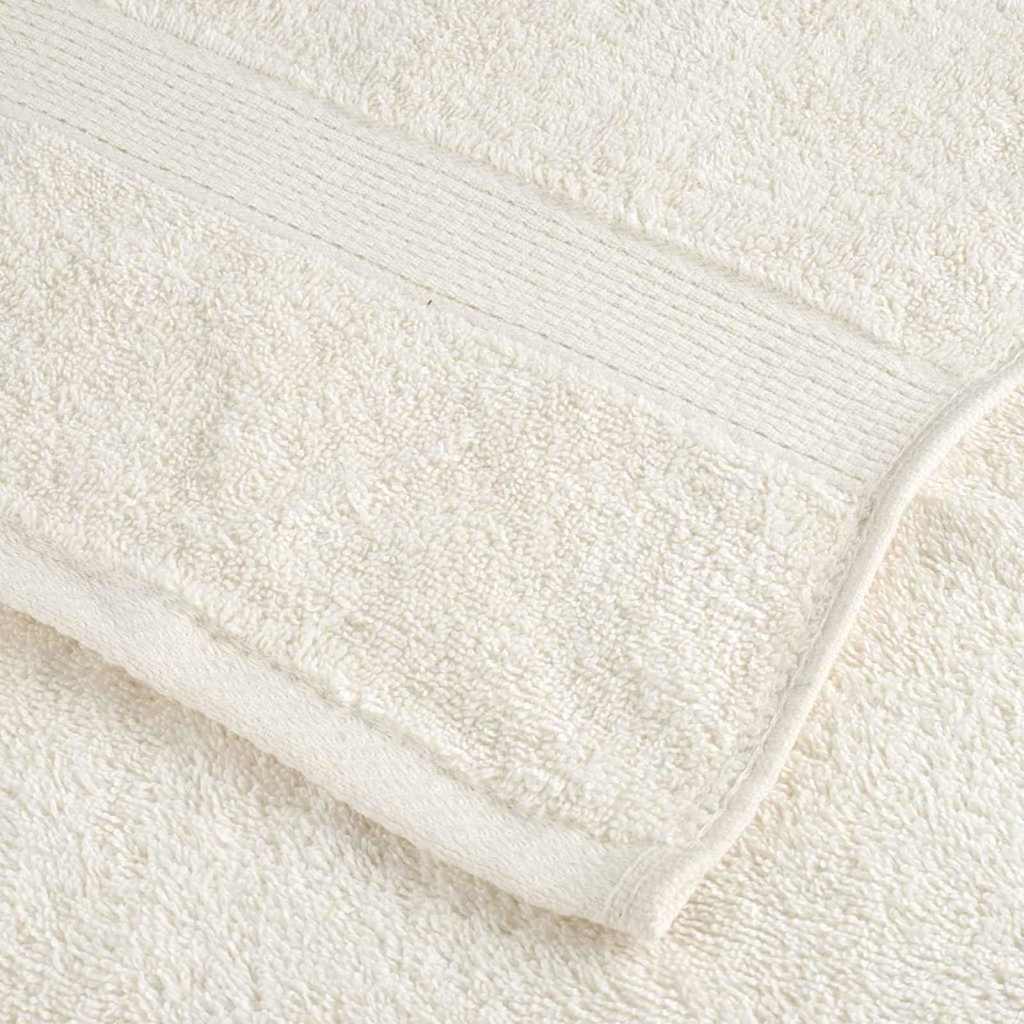Ručnik za Goste SOLUND 2 pcs Krema 15 x 21 cm 550 gsm