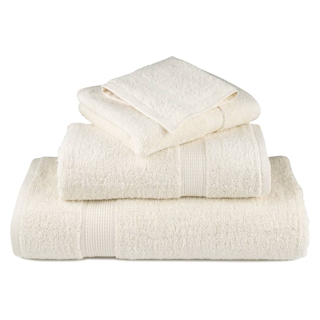 Premium ručnici za pranje SOLUND 2 kom. krem 30x30 cm 600 g/m²