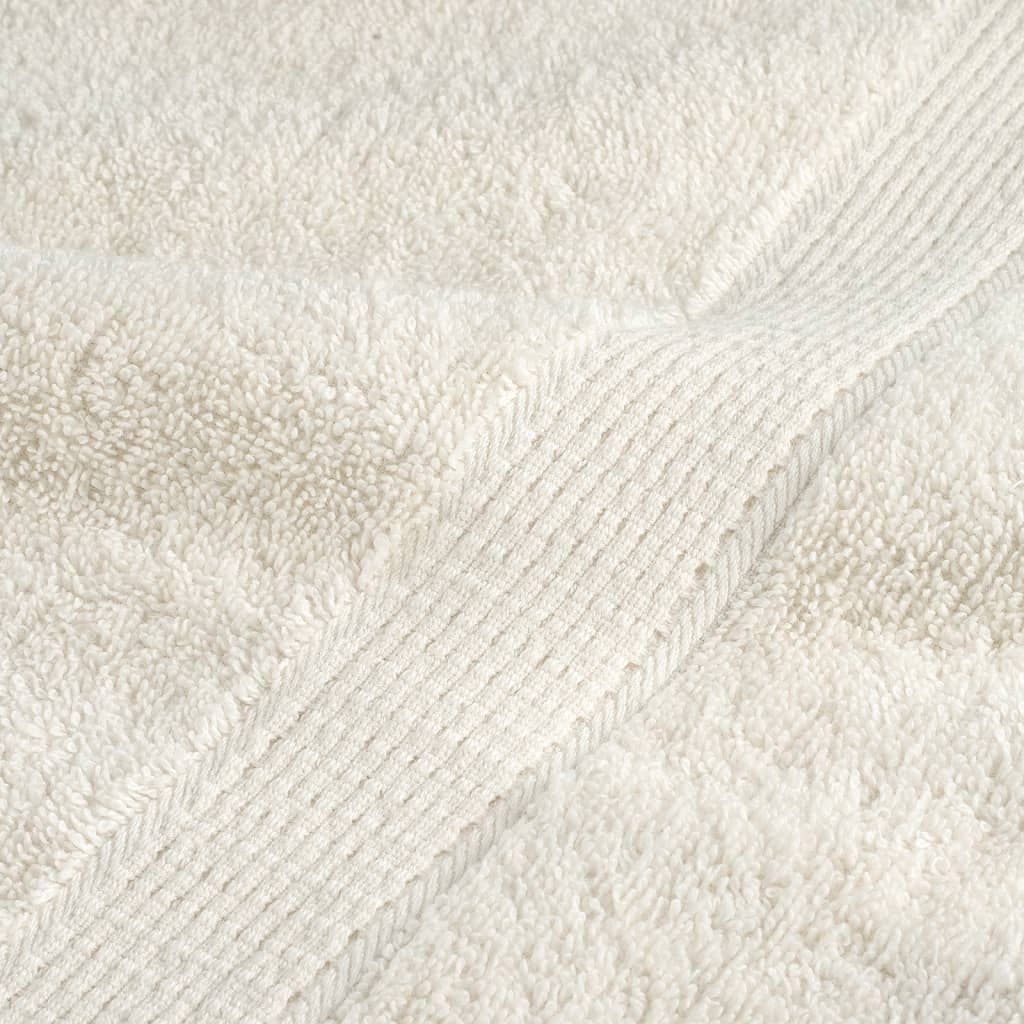 Ručnici za saunu SOLUND 4 kom krem 80 x 200 cm 600 gsm