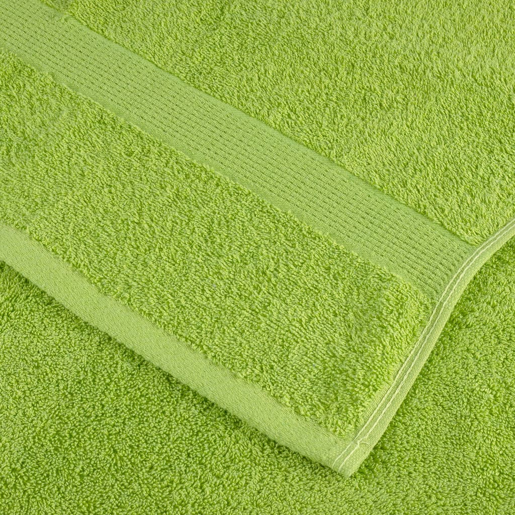 Premium ručnici za pranje SOLUND 10 kom. boje jabuke 30x30 cm 600 g/m²