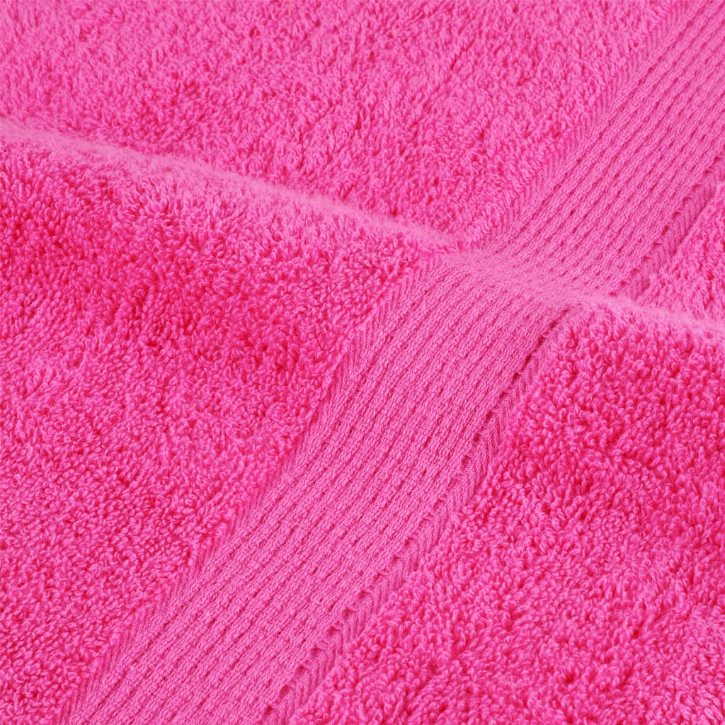 Premium ručnici za pranje SOLUND 4 kom. ružičaste 30x30 cm 600 g/m²