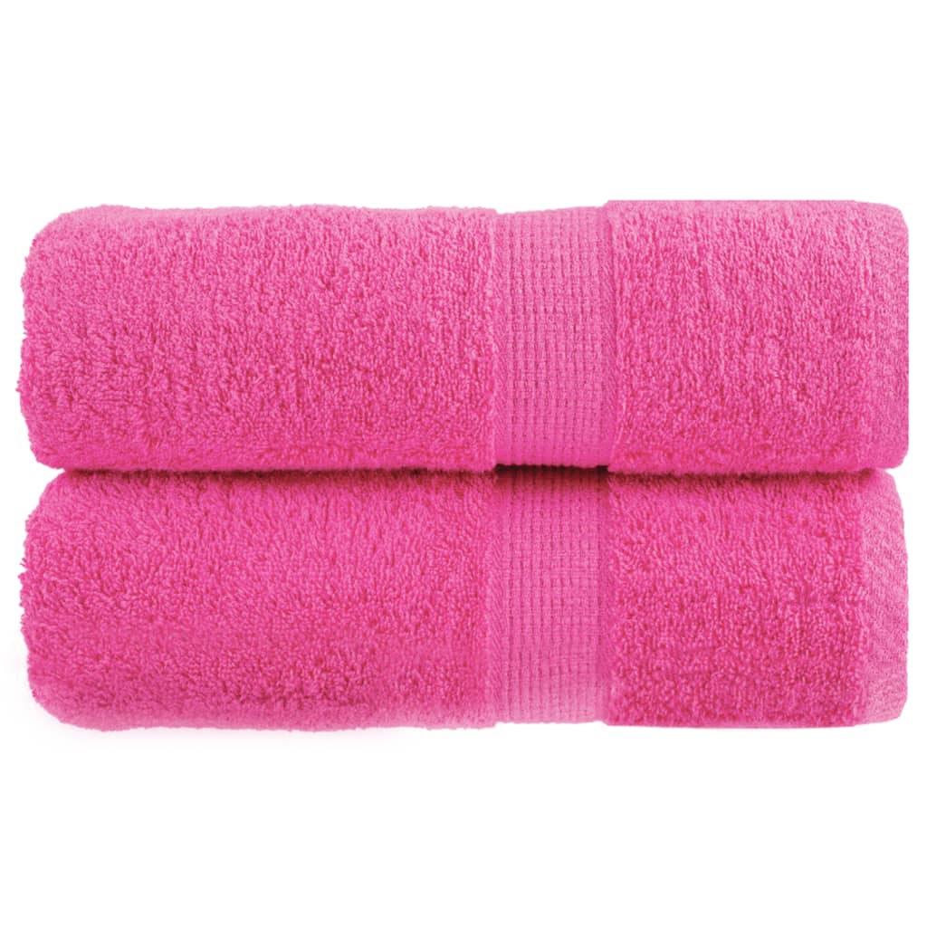 Premium ručnici za goste SOLUND 2 kom. ružičasti 30x50 cm 600 g/m²