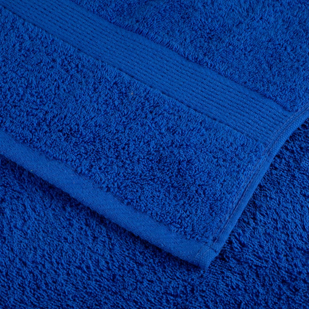 8-dijelni vrhunski set ručnika SOLUND plavi 600 gsm