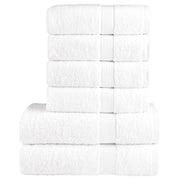 6-dijelni vrhunski set ručnika SOLUND bijeli 600 gsm