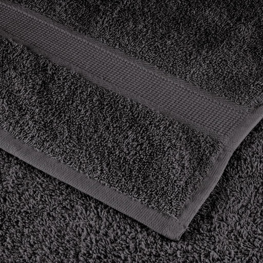 6-dijelni vrhunski set ručnika SOLUND antracit 600 gsm