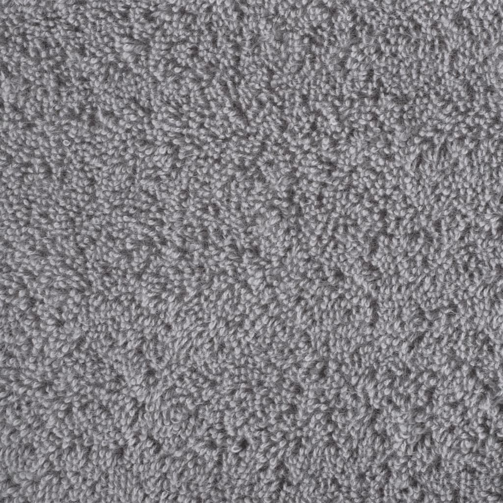 6-dijelni vrhunski set ručnika SOLUND sivi 600 gsm