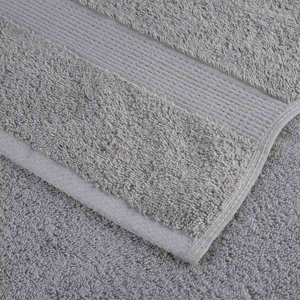 12-dijelni vrhunski set ručnika SOLUND sivi 600 gsm