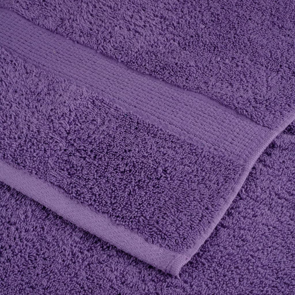 12-dijelni vrhunski set ručnika SOLUND ljubičasti 600 gsm
