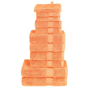 12-dijelni vrhunski set ručnika SOLUND narančasti 600 gsm