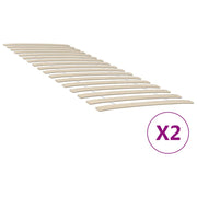 Zamjenske letvice za krevet s 34 letvice 2 kom 70x200 cm