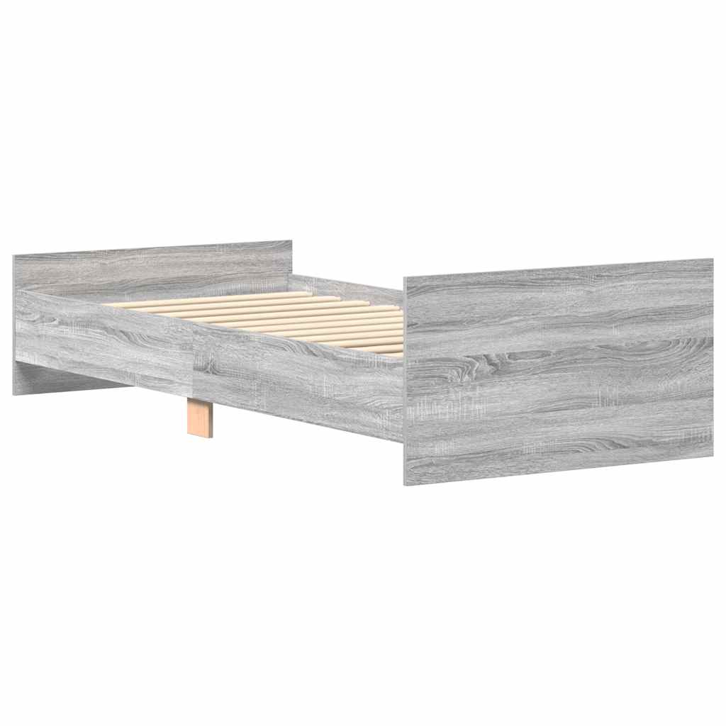 Okvir za krevet boja hrasta 90x190 cm od konstruiranog drva
