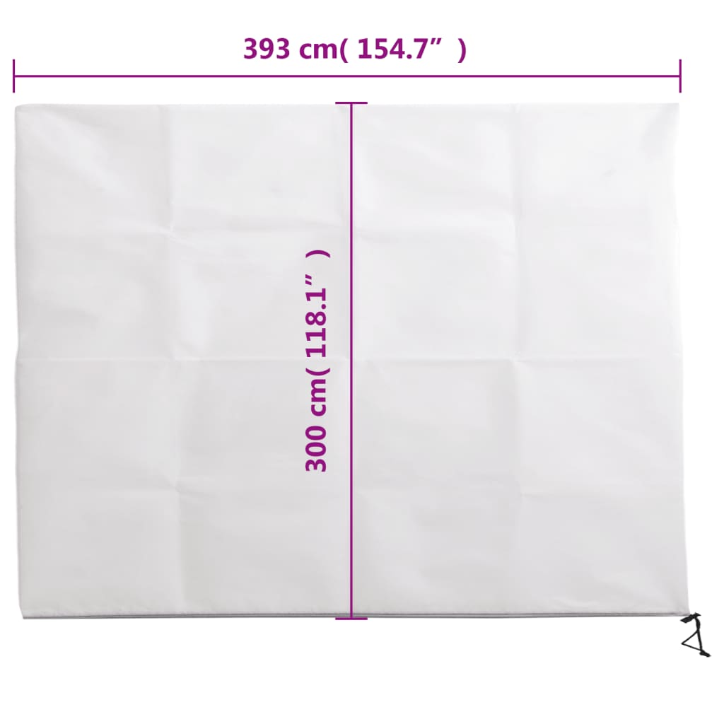 Navlaka za biljke od flisa s patentom 70 g/m² 3,93x3 m