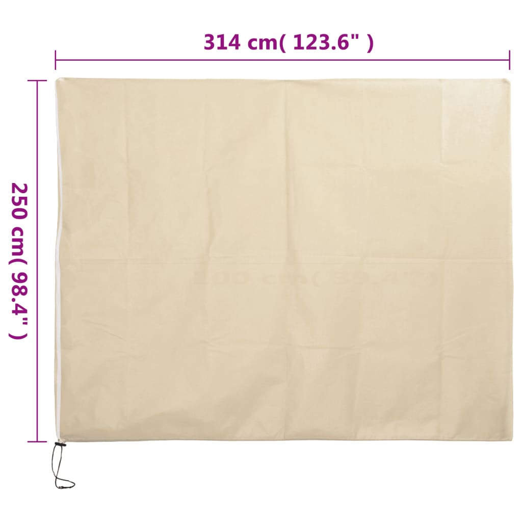 Navlaka za biljke od flisa s patentom 70 g/m² 3,14x2,5 m