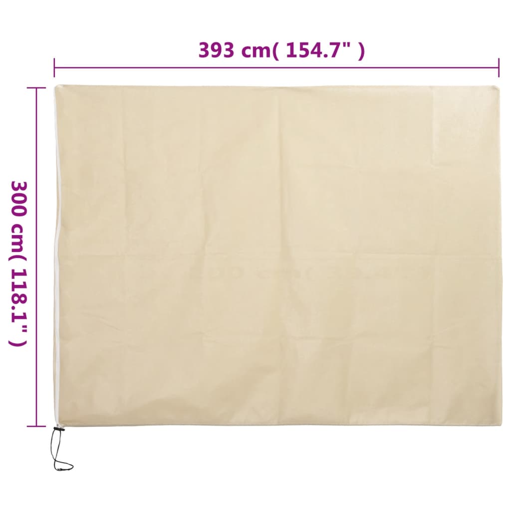 Navlaka za biljke od flisa s patentom 70 g/m² 3,93x3 m