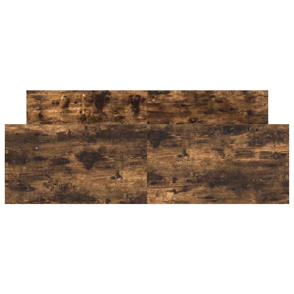 Okvir kreveta s uzglavljem i podnožjem boja hrasta 140 x 200 cm