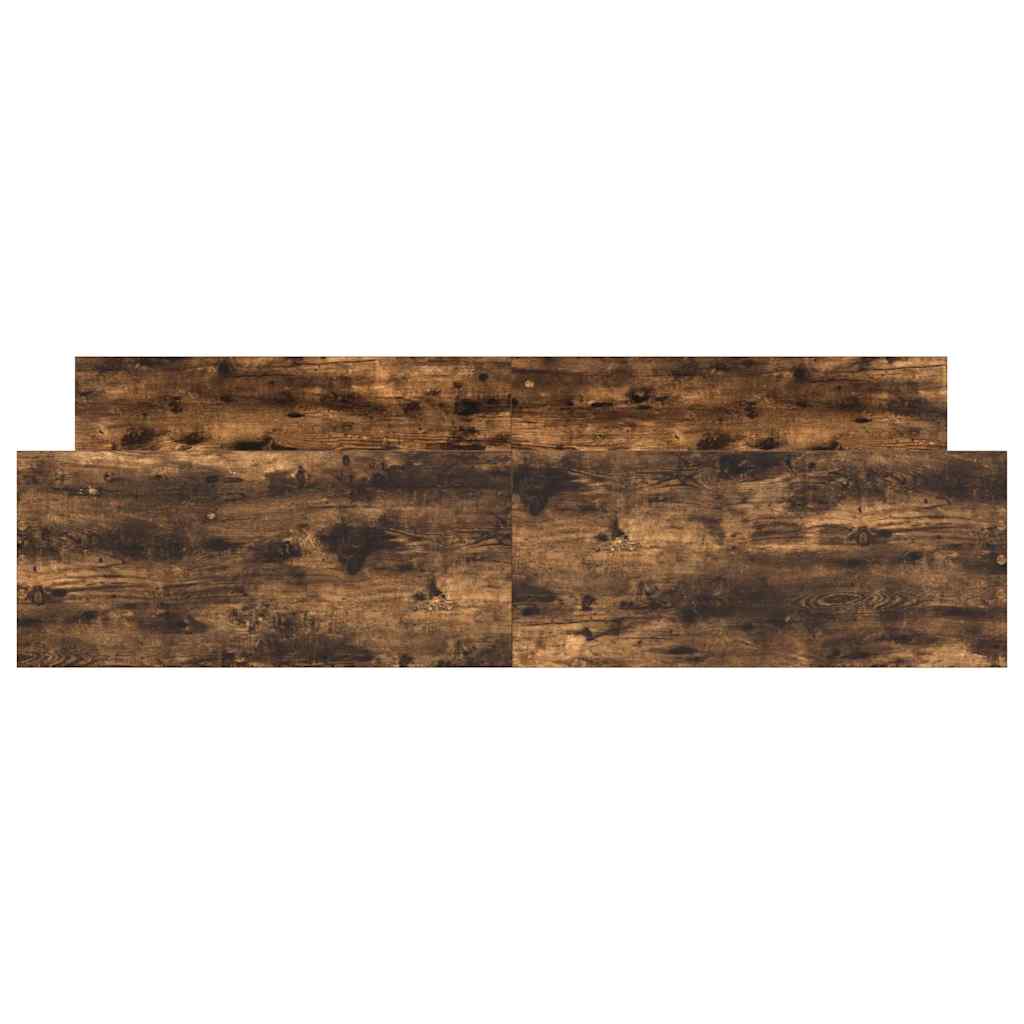 Okvir kreveta s uzglavljem i podnožjem boja hrasta 160x200 cm