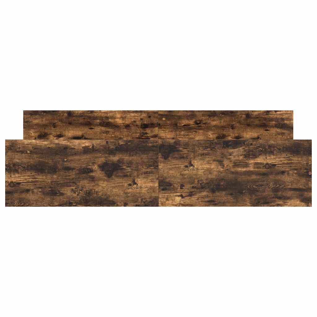Okvir kreveta s uzglavljem i podnožjem boja hrasta 180x200 cm