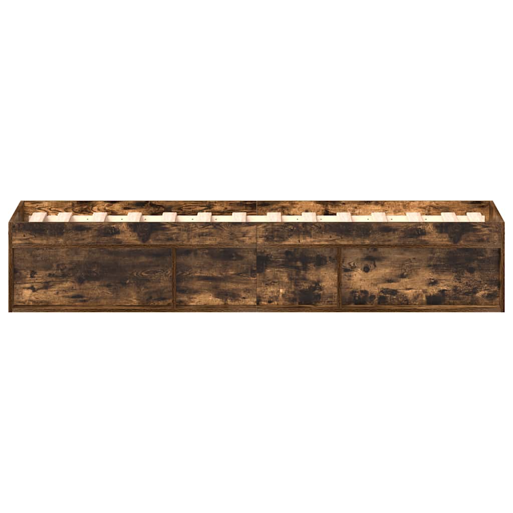 Okvir kreveta boja dimljenog hrasta 90 x 200 cm