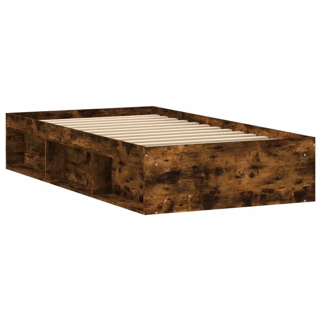 Okvir za krevet boja dimljenog hrasta 100x200 cm