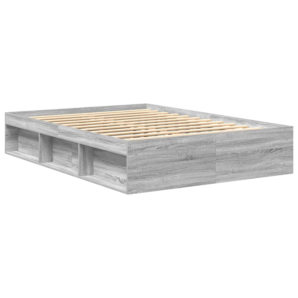 Okvir za krevet boja hrasta 150 x 200 cm veliki bračni