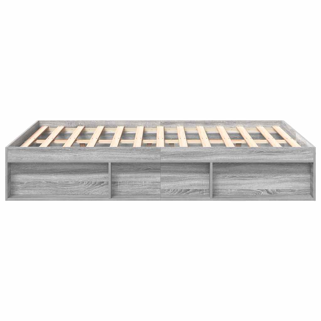 Okvir za krevet boja hrasta 150 x 200 cm veliki bračni