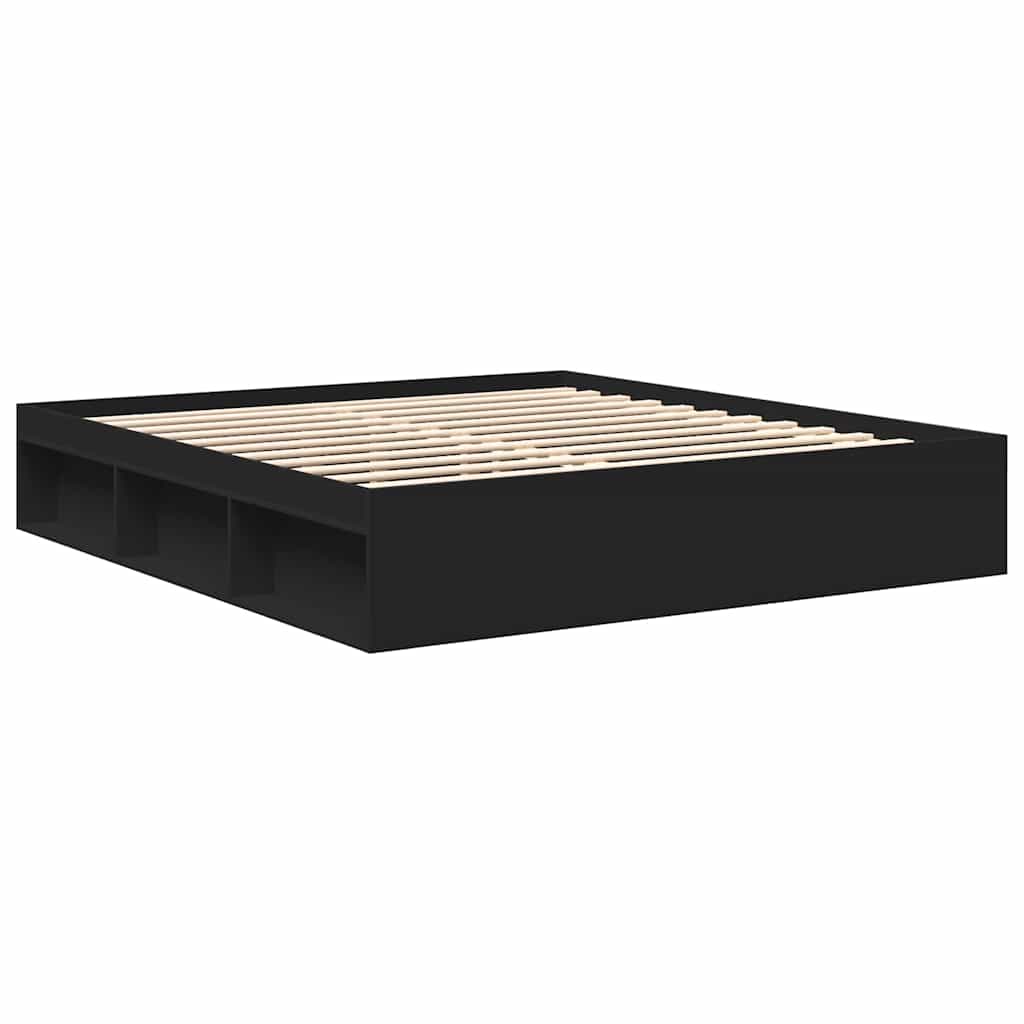 Okvir za krevet crni 200x200 cm