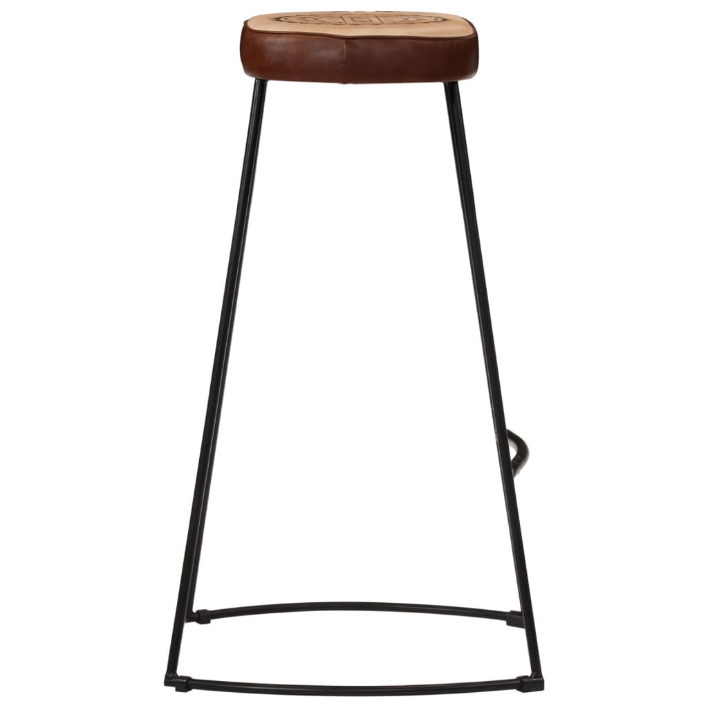 Barski stolci 2 kom tamnosmeđi 44 x 37,5 x 78 cm