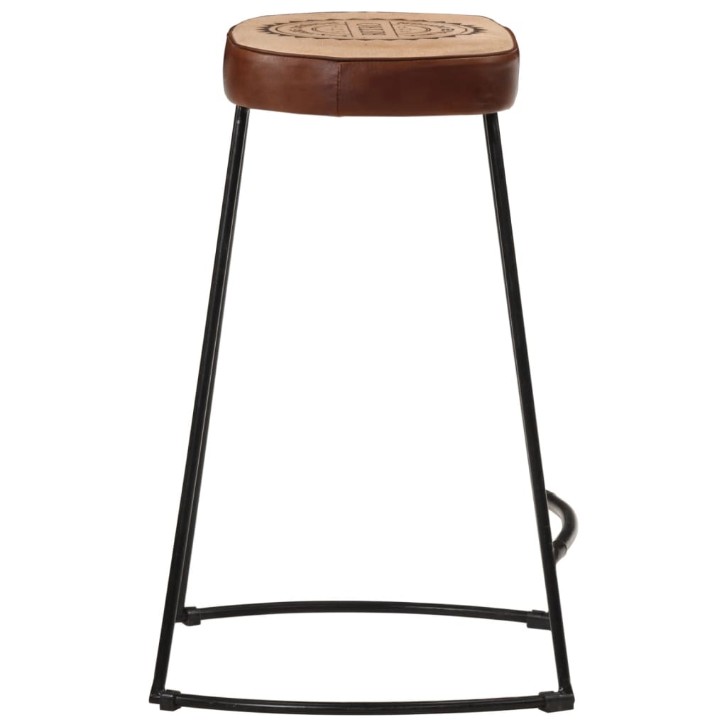 Barski stolci 2 kom tamnosmeđi 41 x 29 x 62 cm