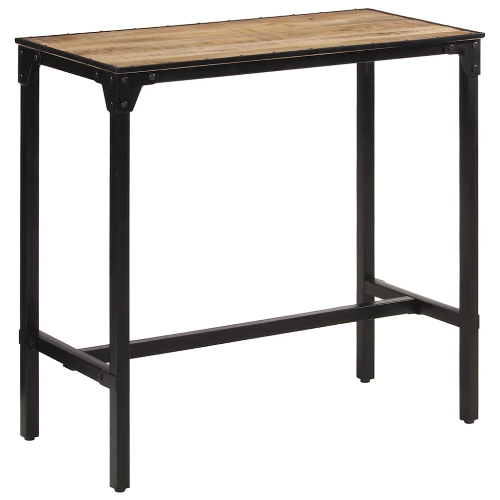 Barski stol 110 x 55 x 107 cm od masivnog grubog drva manga