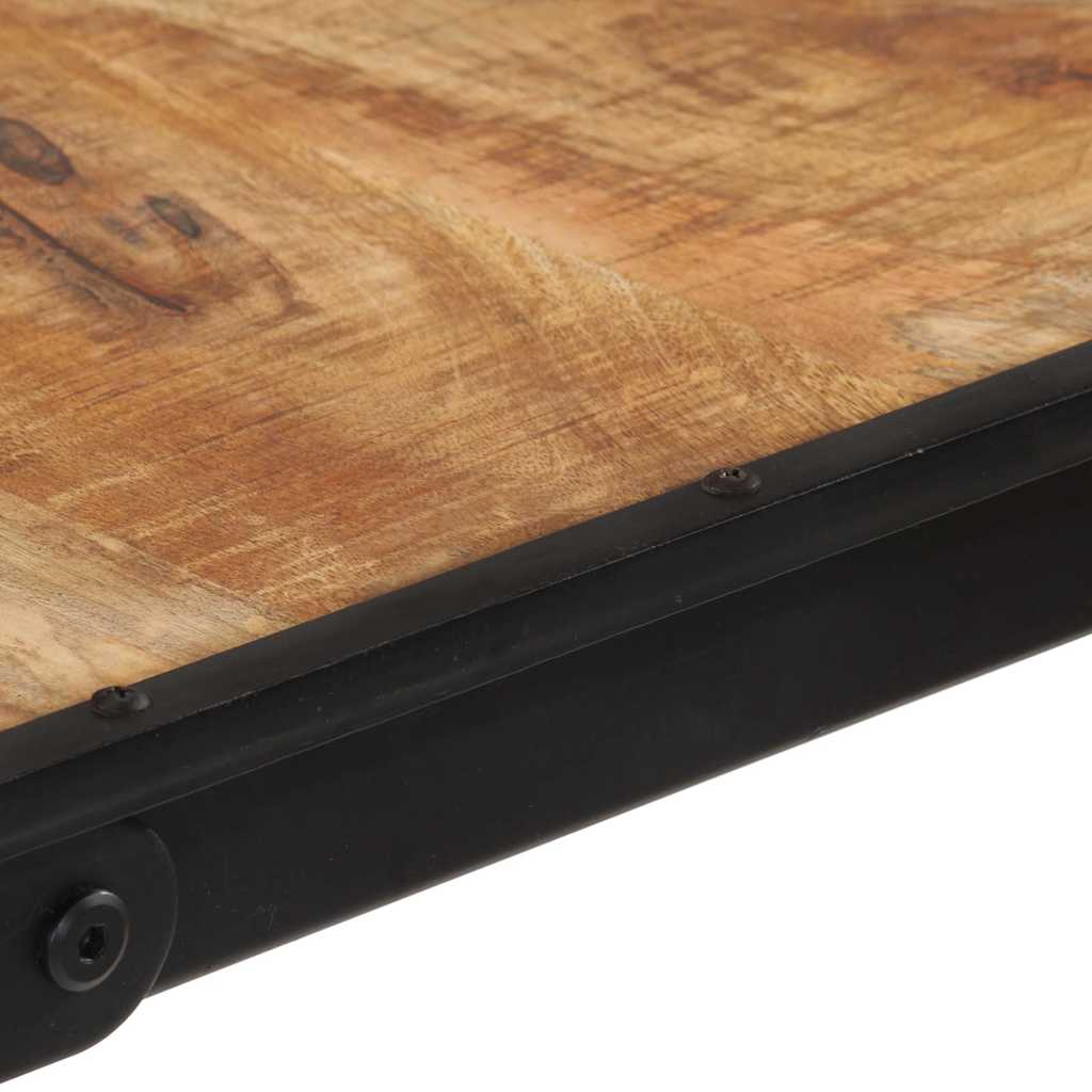 Barski stol 60 x 55 x 107 cm od masivnog grubog drva manga